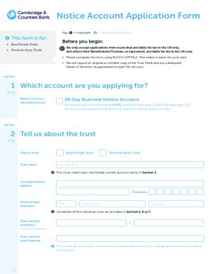 Fillable Online Bare Trust Dealing Account Application Form Fax Email