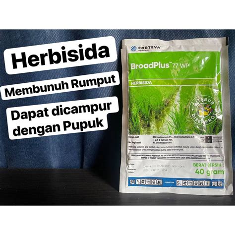 Jual Broadplus Wp Herbisida Pembasmi Rumput Shopee Indonesia