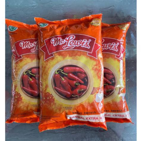 Jual MC LEWIS SAMBAL CABAI EXTRA HOT SAUS MCLEWIS KG Kota Bandung Astar Food Tokopedia