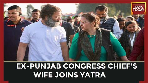 Navjot Sidhu S Wife Navjot Kaur Sidhu Joins Rahul Gandhis Bharat Jodo