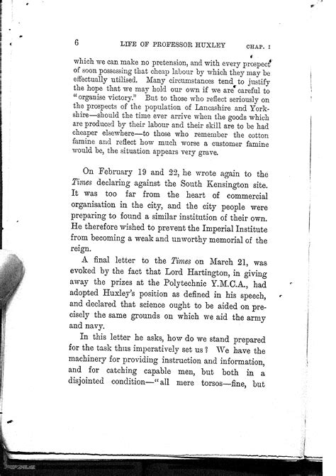 Life And Letters Of Thomas Henry Huxley ( Vol - Iii ) : Leonard Huxley