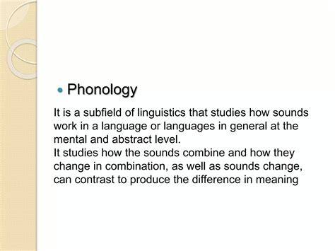 1 Introduction To Phonetics And Phonology Ppt