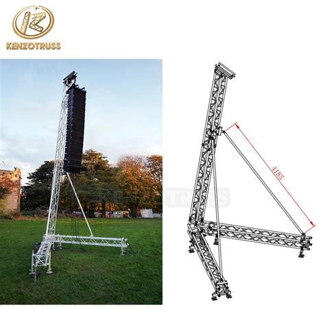 Aluminum Line Array Speaker Truss Tower Stand China Speaker Lift