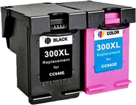 Ouguan Remanufacturéd HP 300 300XL Cartouches d encre Compatible avec