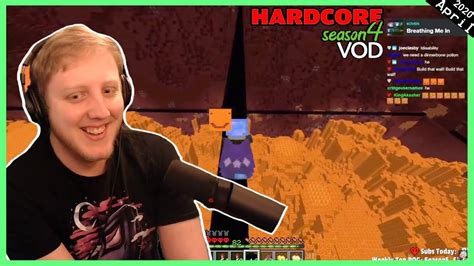 Building Out The Nethervoid Walls Hardcore Season Philza Vod Streamed On April