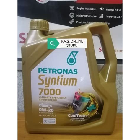 Petronas Syntium W L Fully Synthetic Engine Oil Api Sp Ilsac