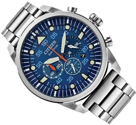 Nowy Zegarek M Ski Citizen Ca L Oryginalny Pilot Chrono Solarny