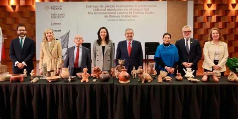 México recupera 220 piezas de su patrimonio cultural Noticias Prensa