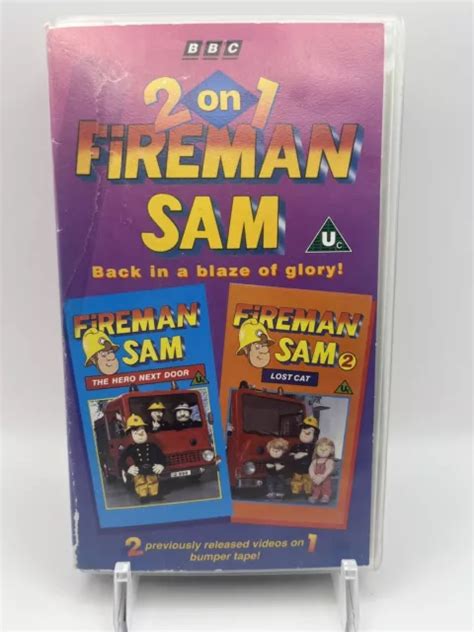 Fireman Sam On The Hero Next Door Lost Cat Vhs Video Cassette