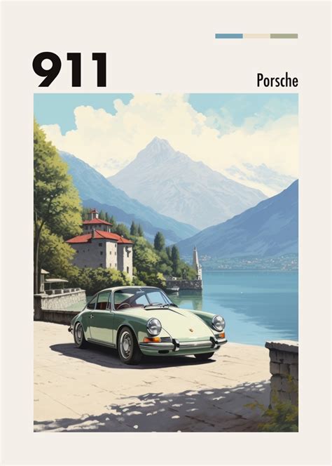 Vintage Porsche Posters Prints By Bouk De Roeck Printler