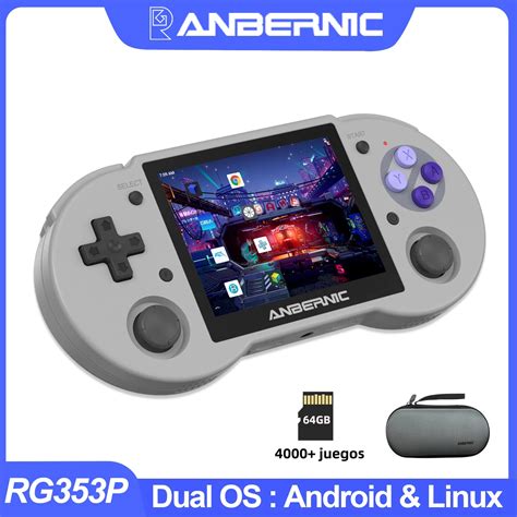 Anbernic Rg P Handheld Game Console Inch Ips Multi Touch Screen