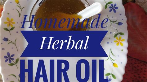 Homemade Herbal Hair Oil YouTube