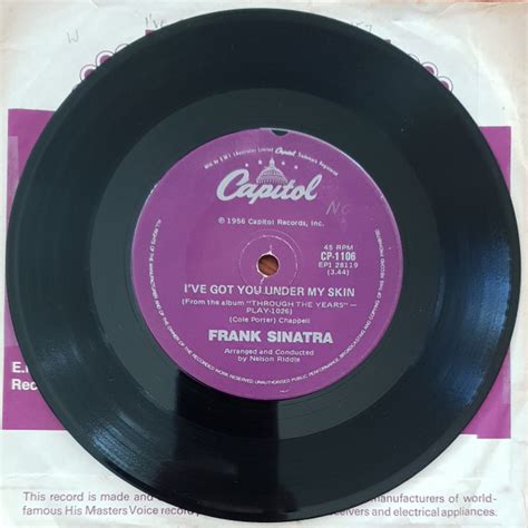 Frank Sinatra I Ve Got You Under My Skin 1983 Vinyl Discogs