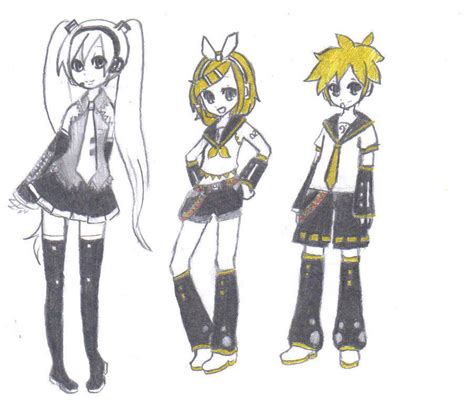 Sketchy Vocaloid Sketch By Milky Way Master On Deviantart