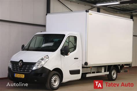 Renault Master Dci Bakwagen Meubelbak Met Laadklep Closed Box Van