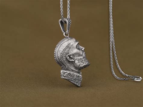 Realistic D Nipsey Hussle Icon Necklace Memorial Rapper Etsy