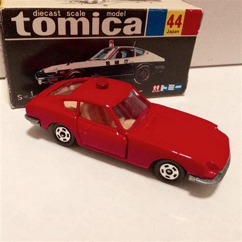 Tomica Black Box 44 Nissan Fairlady Z Patrol Car Red Made In Japan