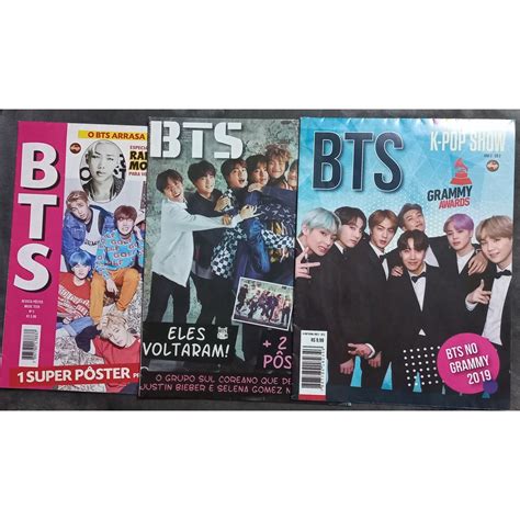 Revista P Ster Bts K Pop Shopee Brasil