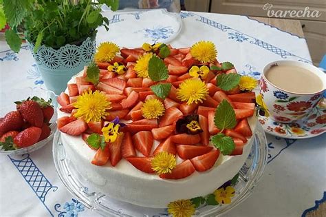 Jahodová Torta Fotorecept Recept Varechask