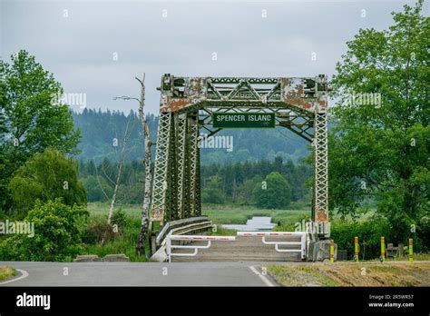 View Of The Bridge To Spencer Island Which Is Part Of A Larger Area