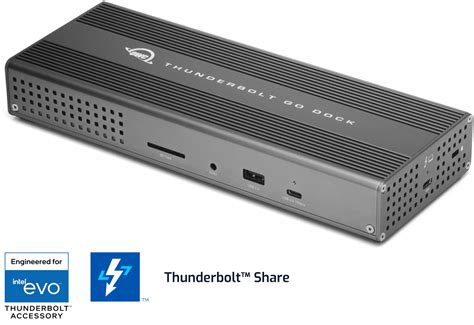 OWC Thunderbolt Go Dock: Optimized for Thunderbolt Share