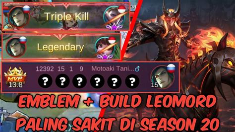 Leomord Hyper Emblem Build Leomord Paling Sakit Di Season 20