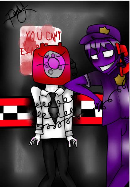 Purple Guy X Phone Guy By Katherinnefoxfnaf2 On Deviantart