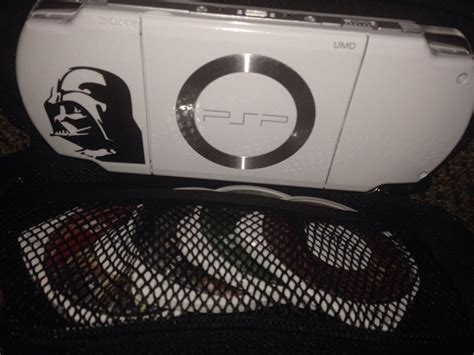 Sony Psp Slim Limited Edition Star Wars Darth Vader White Bundle