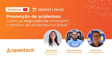 Webinar Preven O De Acidentes Como As Seguradoras Enxergam O