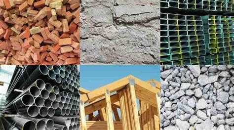 Types Of Building Materials Used In Construction Enggkatta