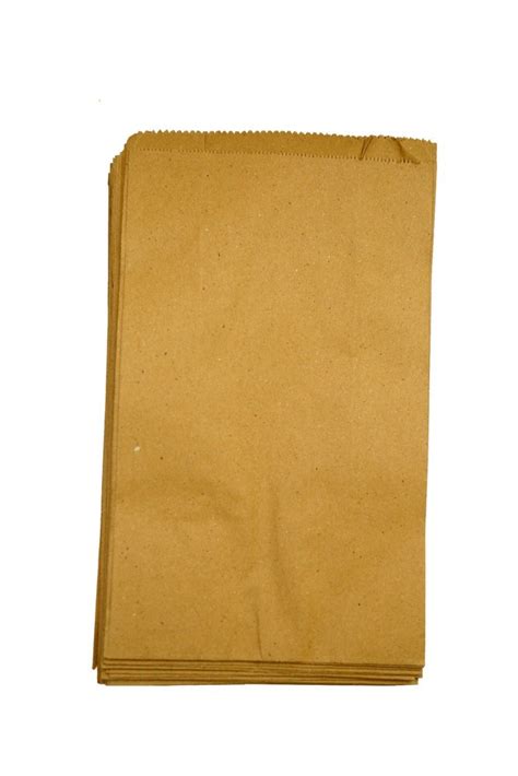 Plain Brown Kraft Paper Bags Without Handle For Packaging Capacity