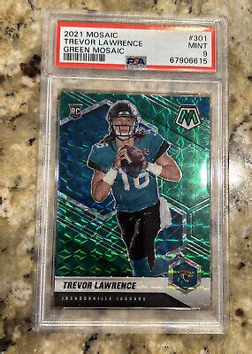 Panini Green Mosaic Prizm Trevor Lawrence Jaguars Rc Rookie