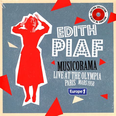 Edith Piaf Concert Musicorama L Olympia Vinyl Lp