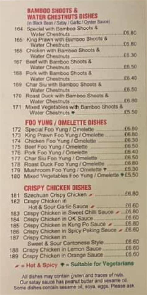 Chung Hing Chinese Takeaway Rossendale S Full Menu Online