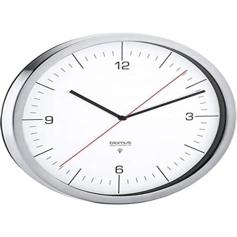 Crono Horloge Murale Radio Pilot E En Acier Inoxydable Blanc Cm