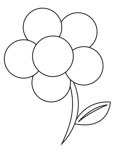 Printable Flower Coloring Pages For Kid Free Coloring Pages