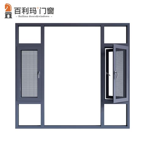 Double Glazed Aluminum Casement Window With Energy Saving Aluminium