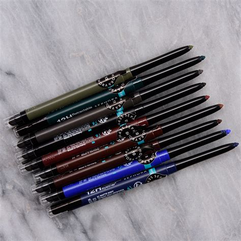 Sephora 12HR Retractable Eyeliner Pencil Swatches - FRE MANTLE ...