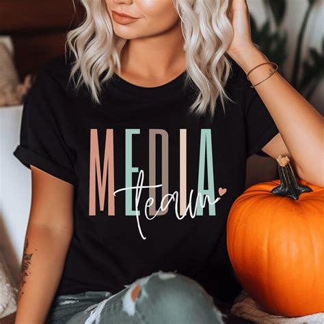 Media Team Shirt Media Team T Shirt Sicial Media Team Tee Etsy