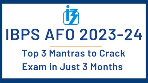 Ibps Afo 2023 24 Top 3 Targets To Crack Exam In Just 3 Months Ixambee