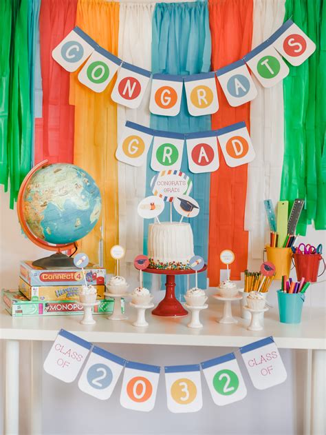 Customizable Kindergarten Graduation Party Kits — Mint Event Design