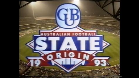 Channel Seven AFL State Of Origin 1993 Victoria Vs South Australia