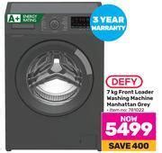 Defy 7kg Front Loader Washing Machine Manhattan Grey Offer At Game