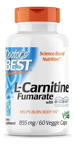 Fumarato De L-carnitina 855 Mg Doctor's Best 60 Cápsulas Sin Sabor