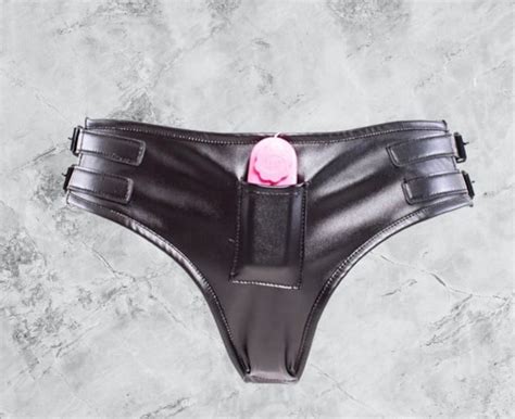 Single Vibrating Double Dildo Pants Gift For Her Etsy