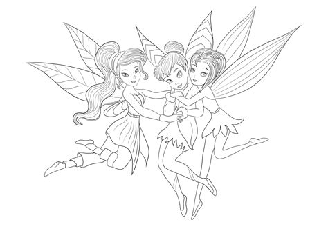 coloring pages tinkerbell and friends 4