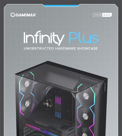 GAMEMAX Infinity Plus PC ATX Mid-Tower Chassis-Black - Newegg.com