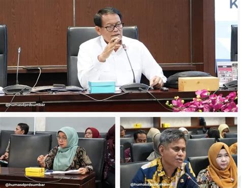 Evaluasi Kegiatan 2023 Komisi IV DPRD Sumbar Rapat Bersama Mitra