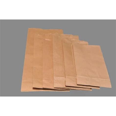 Plain Brown Paper Bags For Grocery Capacity 200 Gm 5 Kg At Rs 98