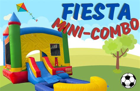 Fiesta Mini Combo Wet Or Dry Use Monkeybouncerz